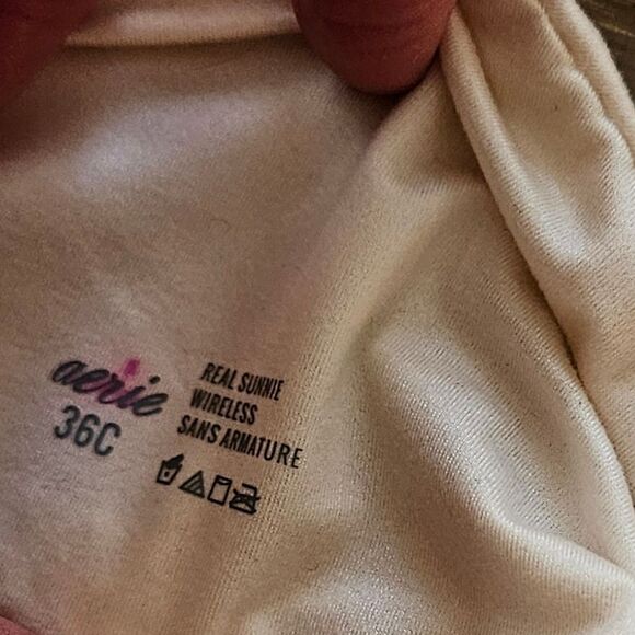 Aerie Cream Lace Back Bra - Picture 3 of 3